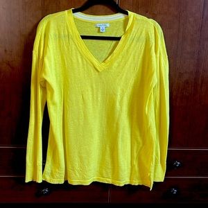 Nautica yellow sweater. Medium.